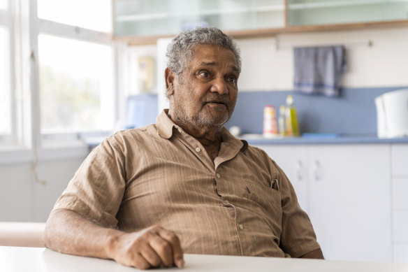 Kuku Yalanji elder Michael Kulka is "really proud" to see his traditional language taught at the Mossman primary school. 