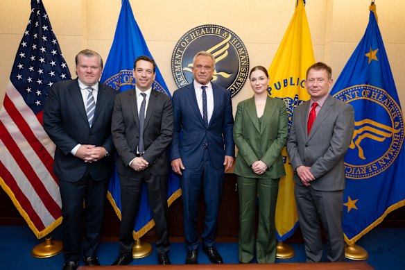 The health department posted a photo of Secretary Robert F. Kennedy Jr and executives from baby formula makers, including   Modi, that angered some of her customers. 