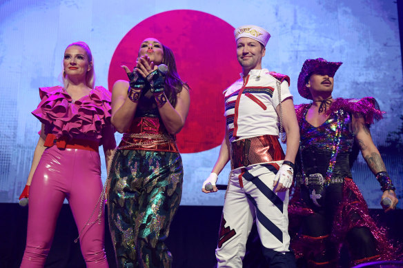 The Vengaboys perform at the Forum in Melbourne.