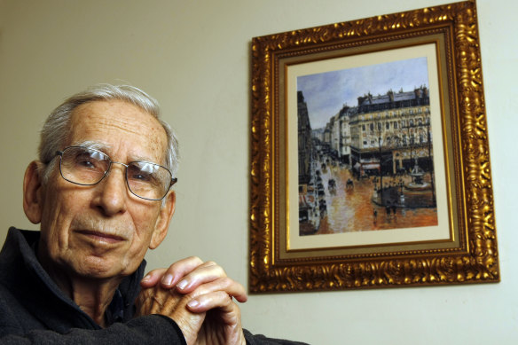 The late Claude Cassier in 2010, a Holocaust survivor who spent decades battling to reclaim the work sold by his grandmother when she fled Germany in 1939. 