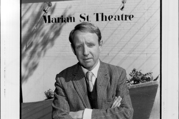 John Krummel, the new director of the Marian street theatre in Killara, 1982.