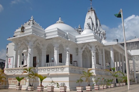 Shree Parshva Vallabh Jain Temple in Mombasa, Kenya. 