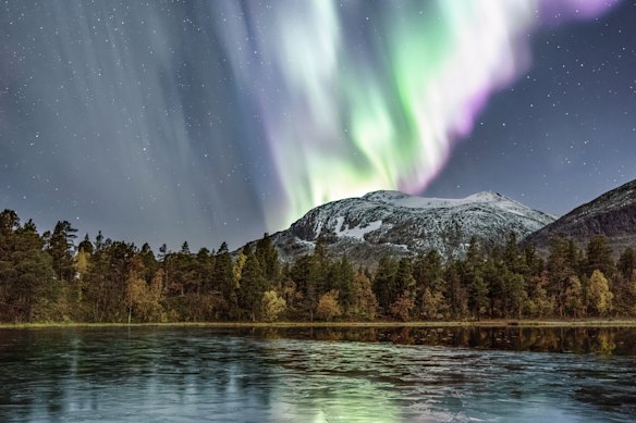 The northern lights in autumn.