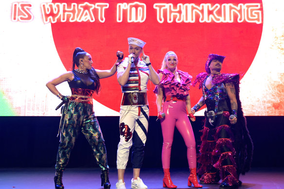 Across their set, the Vengaboys paid homage to pop and rock hits from the late 70s through to the resurgent Y2K era.