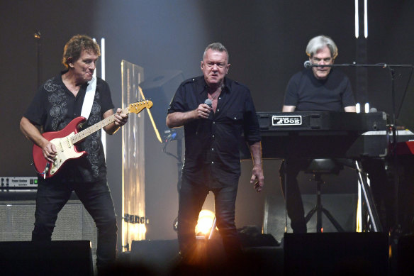 Ian Moss, Jimmy Barnes and Don Walker work their magic.
