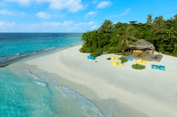 Smugglers Shack, home to the largest collection of rum in the Maldives.  