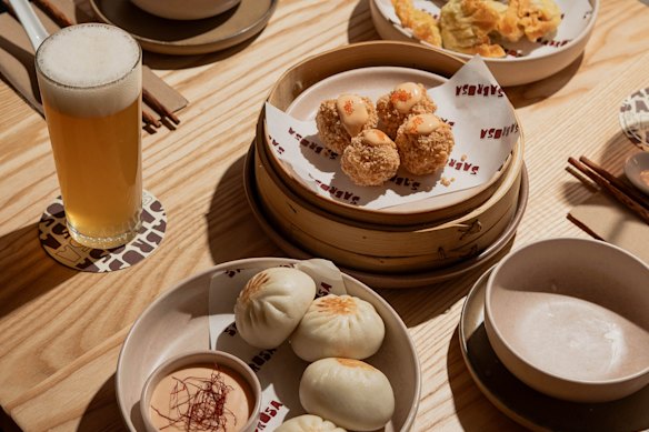 Hoisin duck buns and dumplings at Sabrosa Dim Sum House.