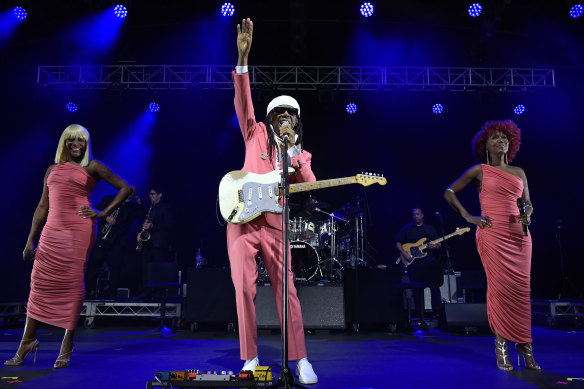 Nile Rodgers and Chic at the Myer Music Bowl: had the crowd in raptures.