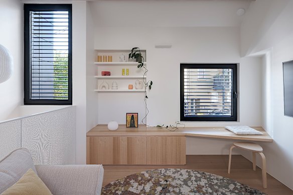 The dwelling features double glazing.