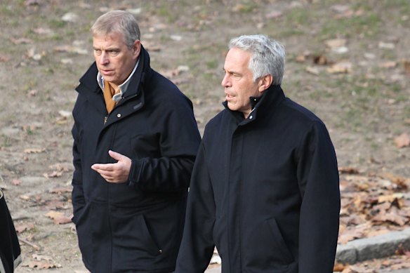 This now-infamous image shows Mountbatten-Windsor, then a prince, and sex offender Jeffrey Epstein walking through New York’s Central Park in December 2010.