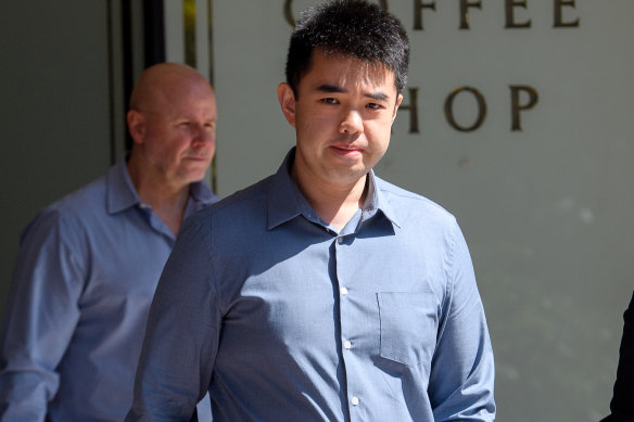 Nicholas Chu, pictured here outside court in Sydney in September 2023.