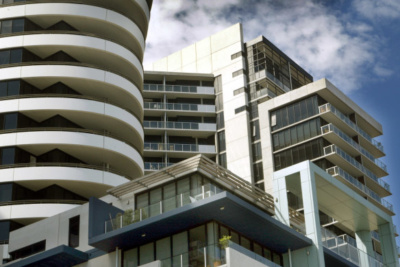 Apartments in Docklands.