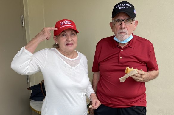 Rosa Camilo and Jose Pubchara in Miami.