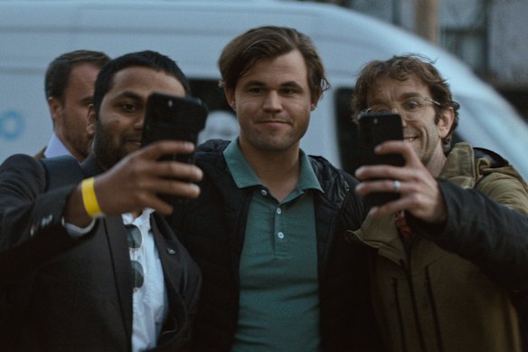 Magnus Carlsen in the documentary Untold: Chess Mates.