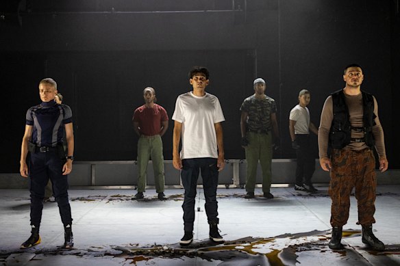 The cast of Bell Shakespeare’s Henry V.