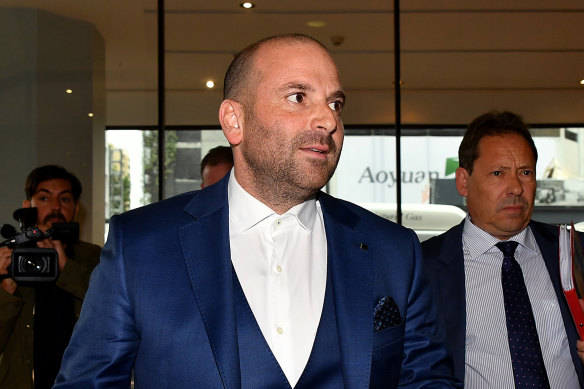 The food empire founded by George Calombaris has collapsed.