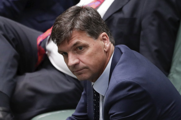 Minister for Energy and Emissions Reduction Angus Taylor.