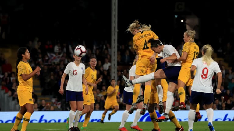 High hopes: Matildas captain Claire Polkinghorne says the World Cup is not on her mind ahead of a two-match series against Chile.