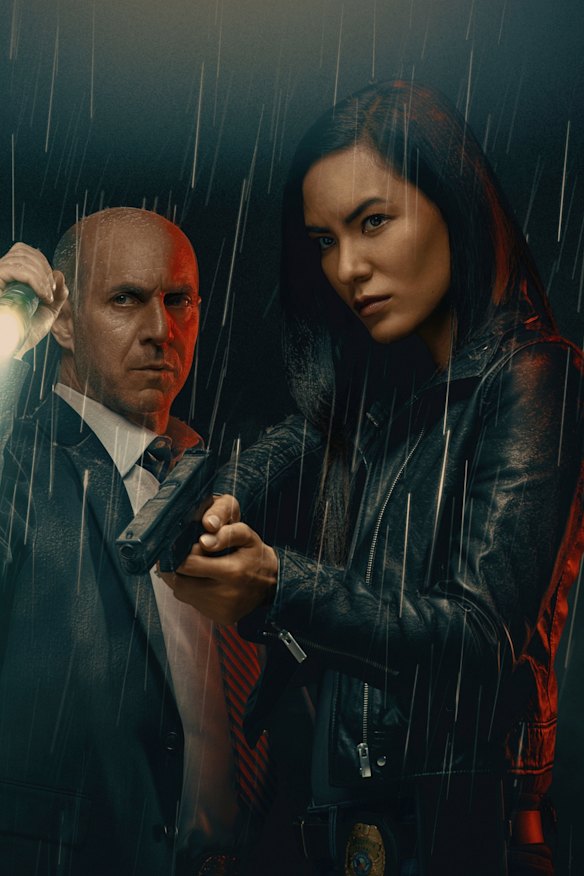 Brian Markinson and Jessica Matten in <i>Tribal</i>.