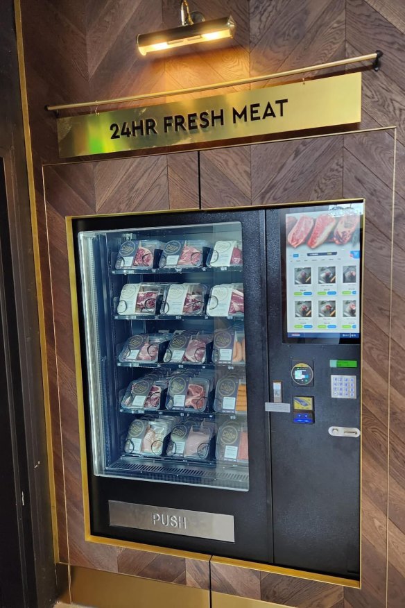 Chop Butchery meat vending machine in Sydney.