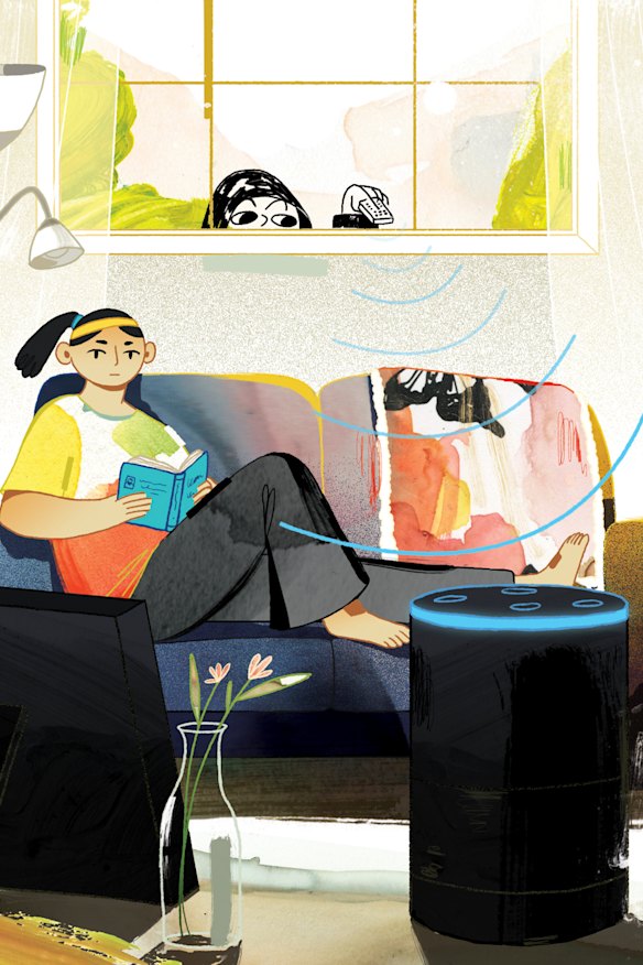 Researchers can send secret audio instructions to smart speakers.