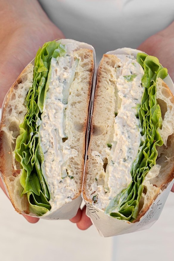 Chicken salad sandwich.