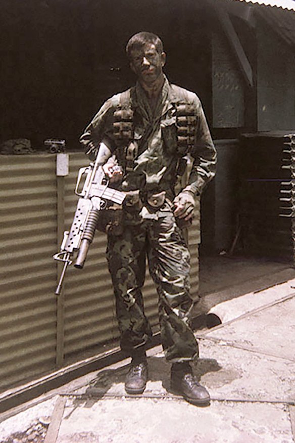 “I’ve been back to Vietnam five or six times and I love the people, but their voices can be triggering.” Don Barnby, the young SAS soldier in Vietnam.