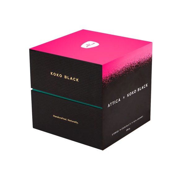 The Attica x Koko Black “gift cube” is for serious chocolate lovers.