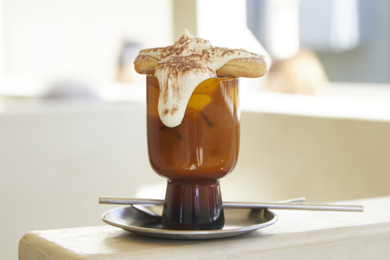 Sabah’s signature tiramisu iced latte.
