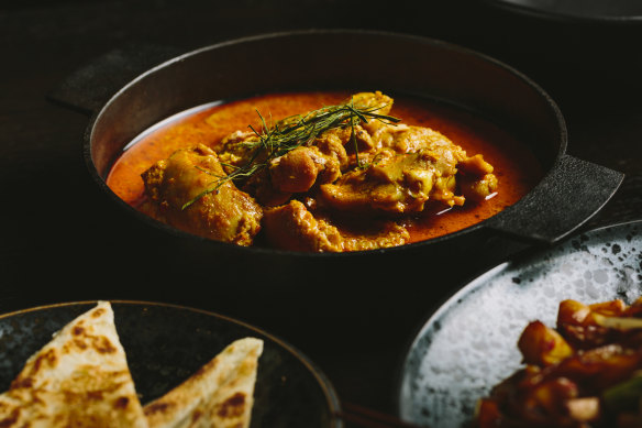 Chicken rendang.
