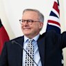 Prime Minister Anthony Albanese with Mary Doyle after she won the seat of Aston. She was likely to hold her seat at the 2025 election.