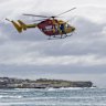 The search continues for a swimmer missing after being swept out to sea at Coogee on New Year’s morning.