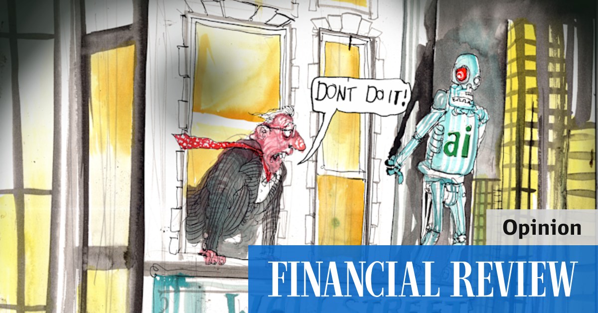 afr.com - James Thomson - Your super fund is playing a giant game of chicken with the AI boom