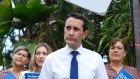 Mr Crisafulli was bombarded with questions over abortion on Wednesday.