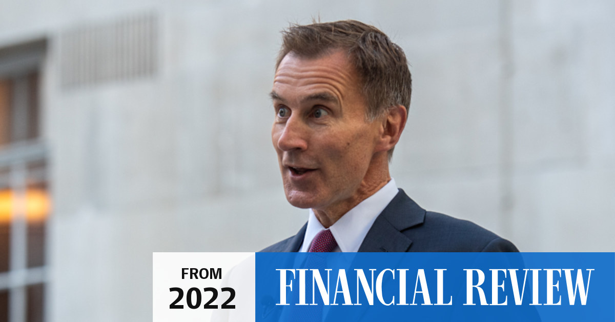 British Chancellor Jeremy Hunt dumps nearly all of Prime Minister Liz ...
