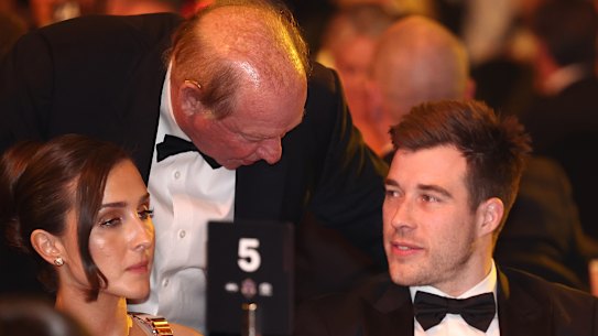 Essendon president David Barham is standing down. 