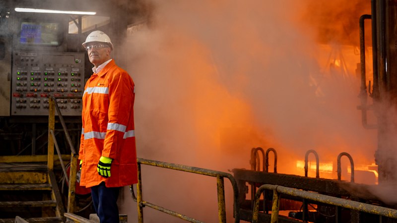 Steel mill becomes nation’s first to switch on mostly green power