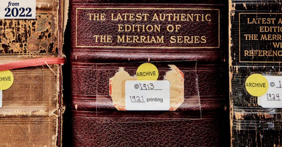 Dictionaries are spellbinding – not least because of these wonderful words