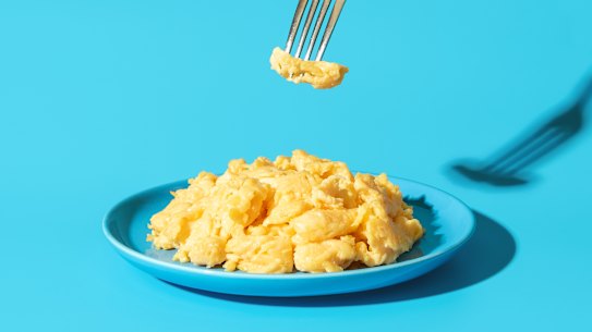 Scrambled eggs.