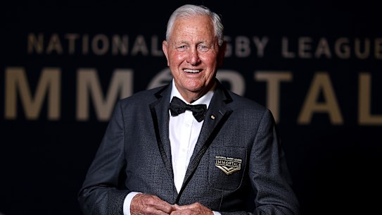 Ron Coote after being named Australian rugby league’s 14th Immortal.