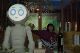 Rashida Jones and her domestic robot in Sunny.