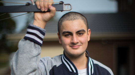 Year 12 student Rumaan Baryalai.