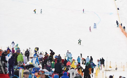 The ski fields at Hakuba, Japan have become the place for a family skiing pilgrimage. 