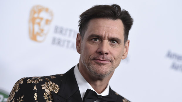 Jim Carrey at the 2018 BAFTA Los Angeles Britannia Awards at the Beverly Hilton.