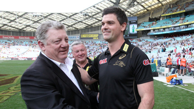 Influence: Phil Gould (left) and Cameron Ciraldo have played key roles with the young Kiwi.