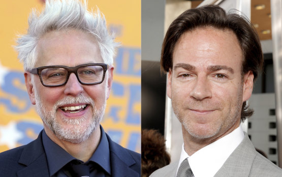 A big job: James Gunn (left) and Peter Safran, who have been named co-chairmen and co-chief executive of DC Studios.