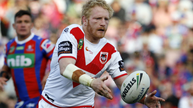 Rested: Dragons forward James Graham will miss the trial against Newcastle.