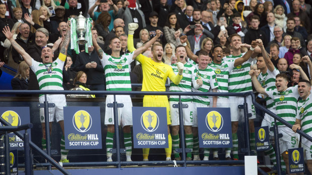 Different level: Celtic have won 51 Scottish league titles.
