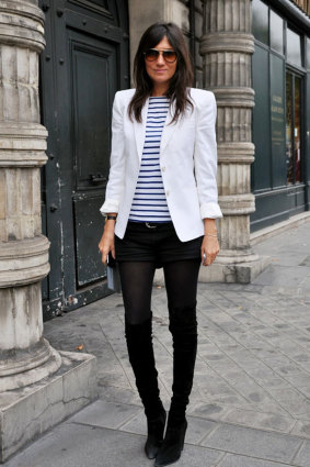 French Vogue editor, Emmanuelle Alt, 51, still at the top of the style game ... and no doubt knows the rules.
