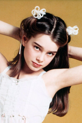 Shields in the 1978 Louis Malle film <i>Pretty Baby</i>.